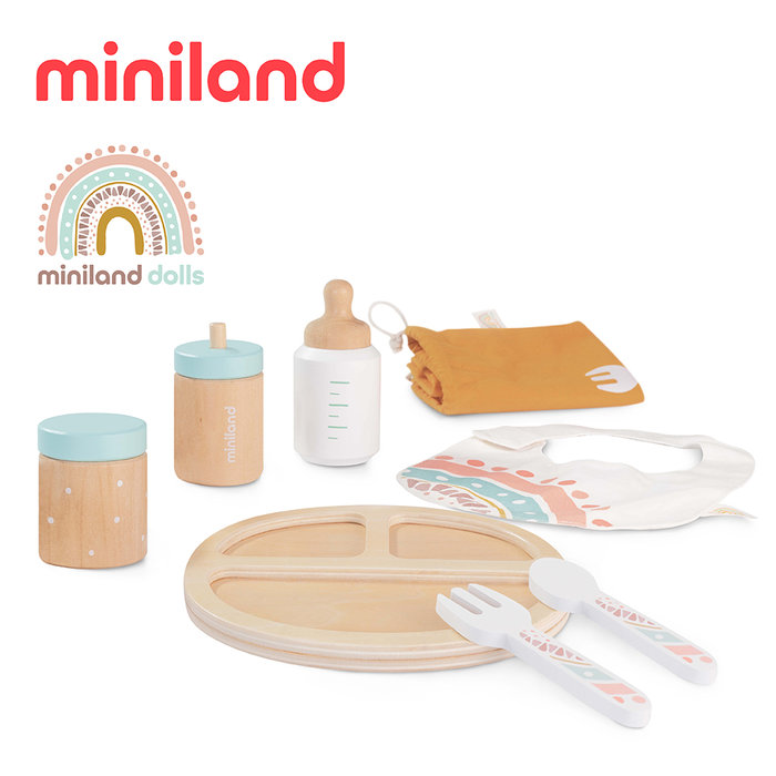 ML000193 - 【西班牙miniland】木製餐具組