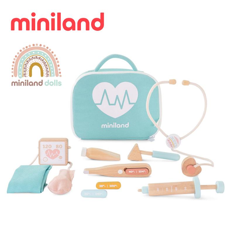 ML000194 - 【西班牙miniland】木製醫護組+手提包