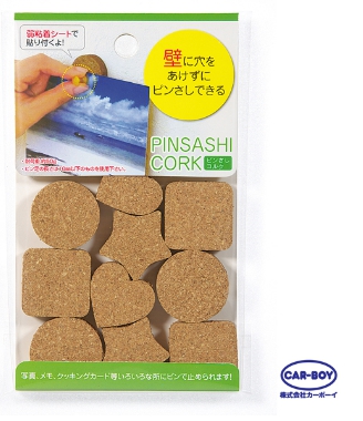 CB08442 - 圖釘專用造型軟木貼10入(基本款)